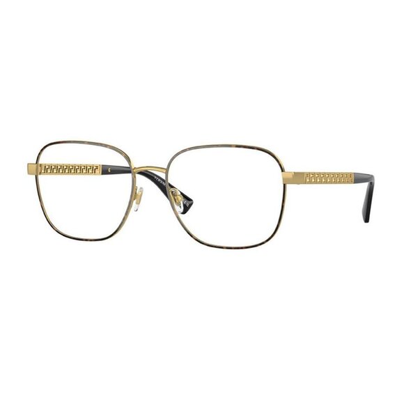 NEW VERSACE VE1290 1499 EYEGLASSES WOMEN VERSACE MOD 1290 HAVANA GOLD - Picture 1 of 3